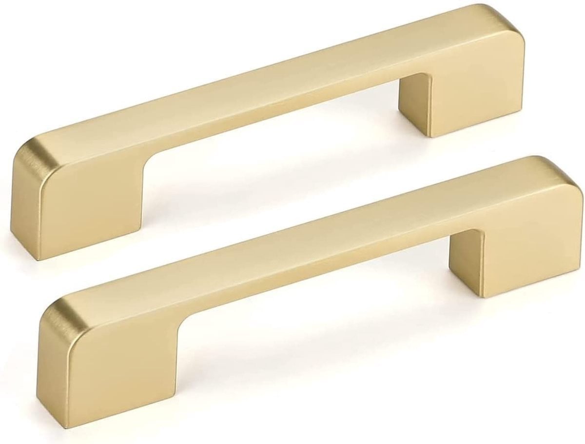 Dailygoods Keuken Kastgrepen 128mm Zinklegering - 6 Stuks - Modern Design - Inclusief Schroeven