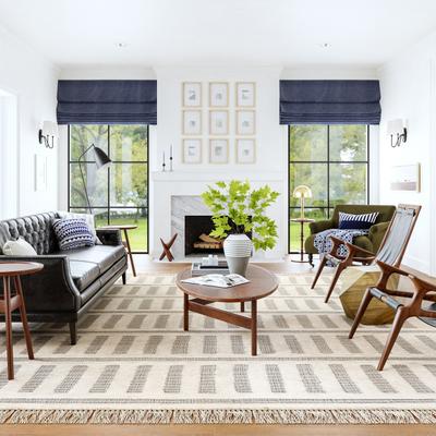 Nuloom Merrick Tasseled Cotton and Wool Area Rug