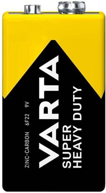 Varta Batterie Superlife E E-Block/6F22, Zinc-Carbone 2022 Fol.1 (02022101301)