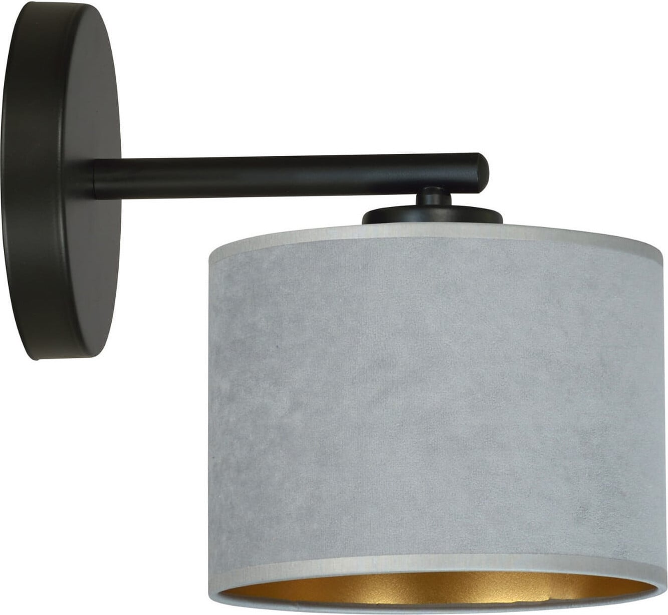 KINKIET Emibig HILDE K1 Wandlamp, Grijs, 1x E27, 60W