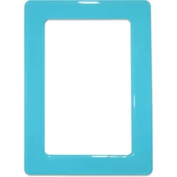 Magnetischer selbstklebender Rahmen Größe 12.3x8.1cm - hellblau