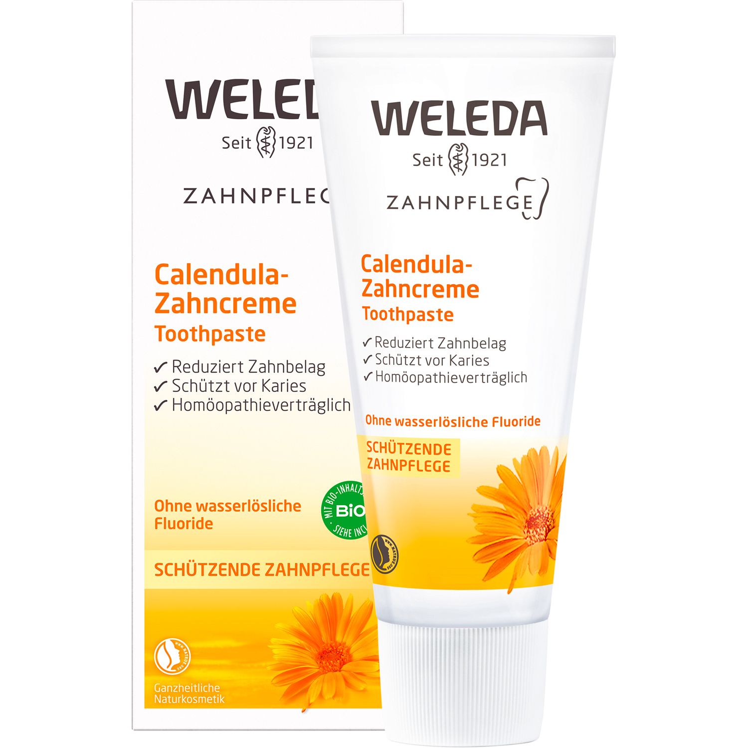 Weleda Calendula Zahncreme 75 ml Zahnpasta