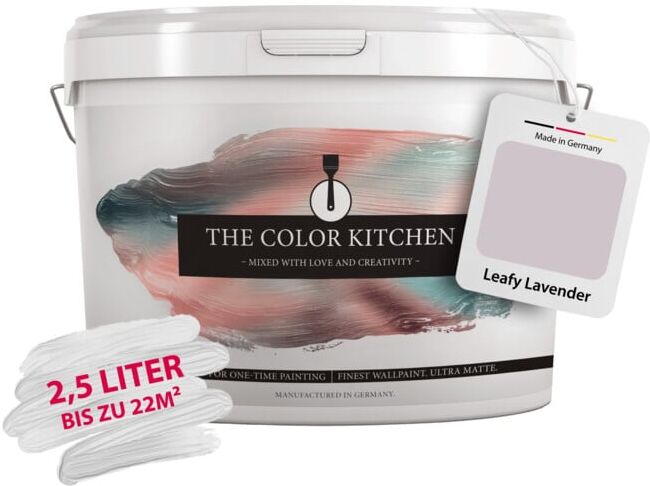 A.S. Création Wandfarbe The Color Kitchen Leafy Lavender Violett Matt 2,5 l Hohe Deckkraft (DD125562)