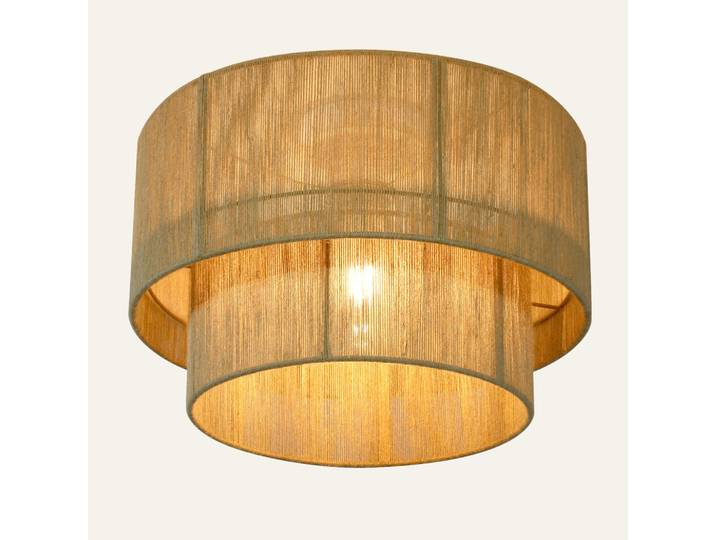 Nettlife Deckenleuchte Clemens Ⅲ 40/40/28 cm, Braun, Metall, E27, 40x28x40 cm, Lampen & Leuchten, LED Beleuchtung, LED-Deckenleuchten