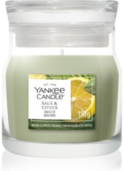 Yankee Candle Sage & Citrus vela perfumada Signature 110 g. Sage & Citrus