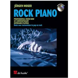 Rock Piano (+CD): voor piano (nl), Schulbücher von Jürgen Moser