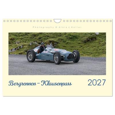 Bergrennen – Klausenpass (Wandkalender 2027 DIN A4 quer), CALVENDO Monatskalender