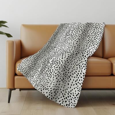 Addison Rugs Premium Machine Washable ASB44 Antelope Print Sherpa Throw Blanket