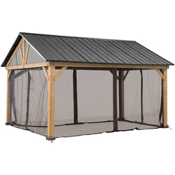 Sunjoy Netz für Zedernholz Gazebo 404cm x 465cm