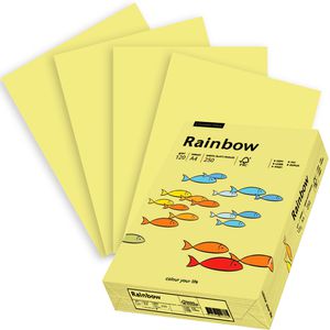 Papyrus Kopierpapier Rainbow 88042324, A4, 120g/qm, mittelgelb, 250 Blatt