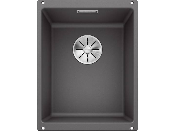 Granitspüle BLANCO SUBLINE 320-U , felsgrau, B:35cm, Verbundwerkstoff, Küchenspülen, Granitspüle