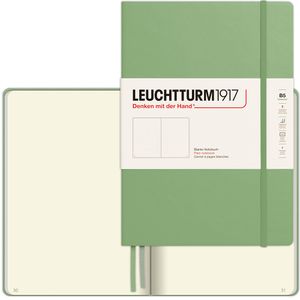 Leuchtturm1917 Notizbuch Composition, 366171, Karton Hardcover, Salbei, 109 Blatt / 219 Seiten, 80 g/m², blanko, B5