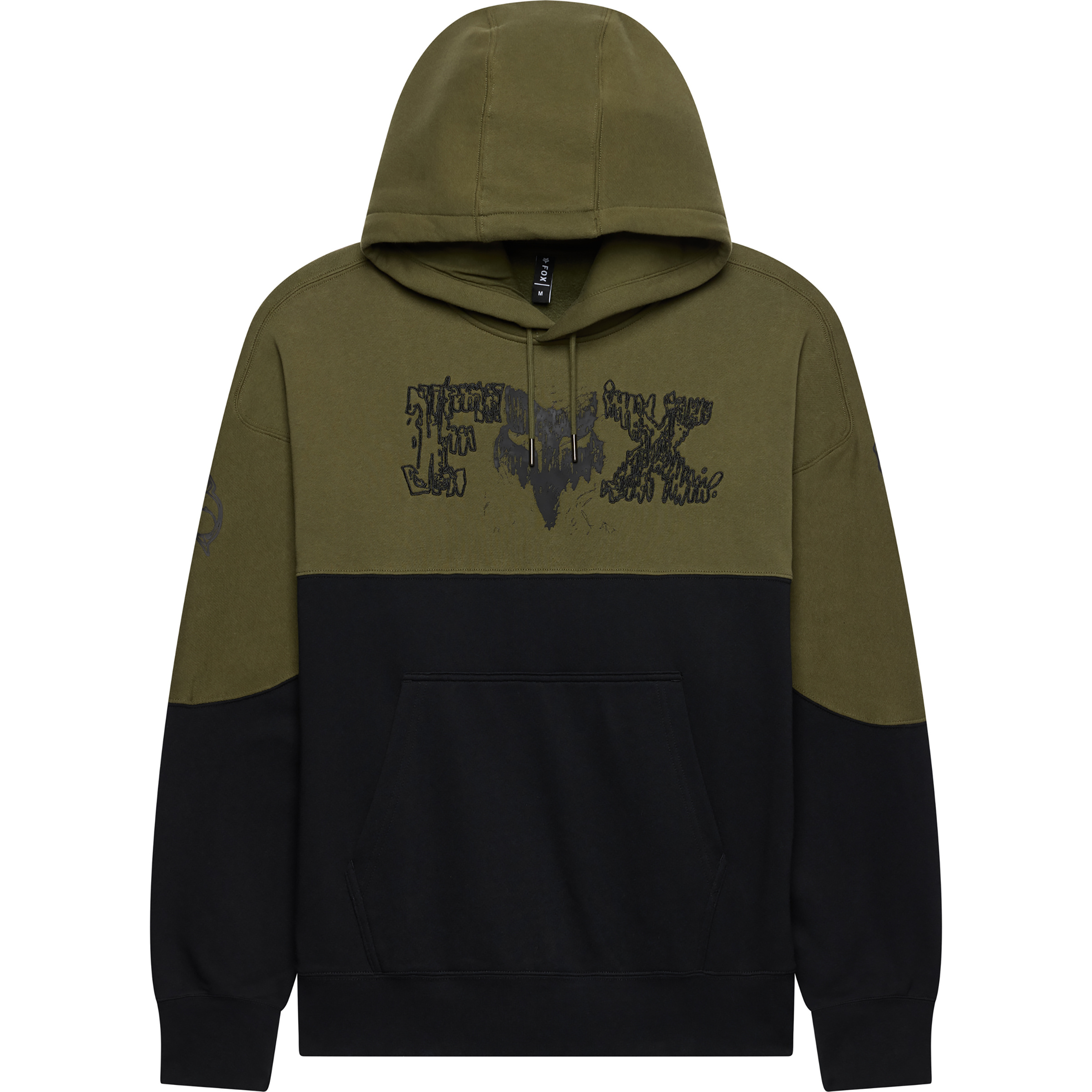 Fox Abyss Fleece Herren Hoodies oliv Größe M Lifestyle Windabweisend