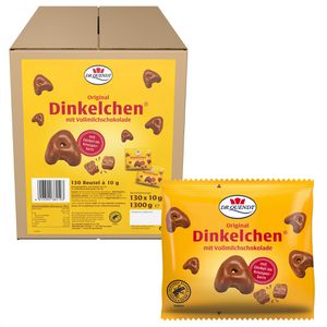 Dr.Quendt Kekse Dinkelchen Vollmilch, je 10 g, 130 Pack