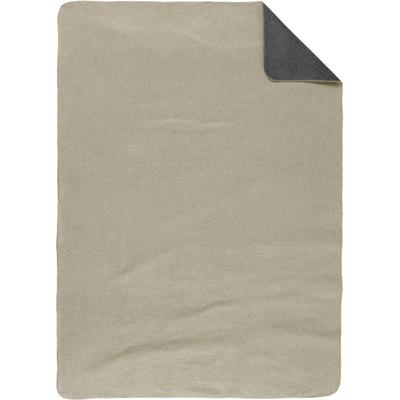 Biberna "Eva" wohlig warme Melange Decke aus 100% Baumwolle - made in Germany