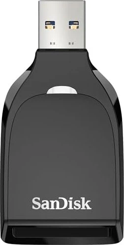 USB-A QuickFlow SD UHS-I-Kartenleser mit USB-A-Anschluss schwarz