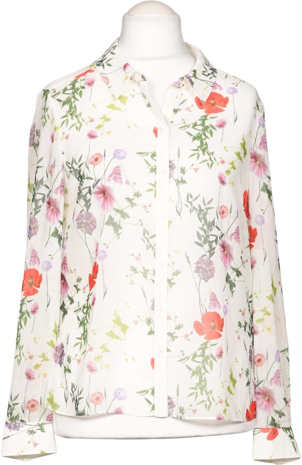 TED Baker Damen Bluse, Mehrfarbig, Gr. EU 42 (Ted Baker 4), Synthetik - Second Hand
