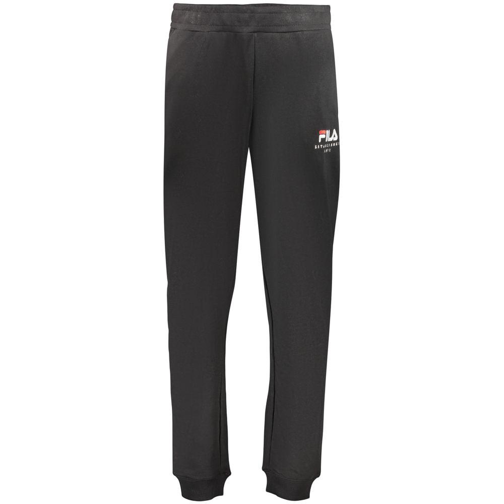 Fila Schwarze Baumwoll-Herrenhose