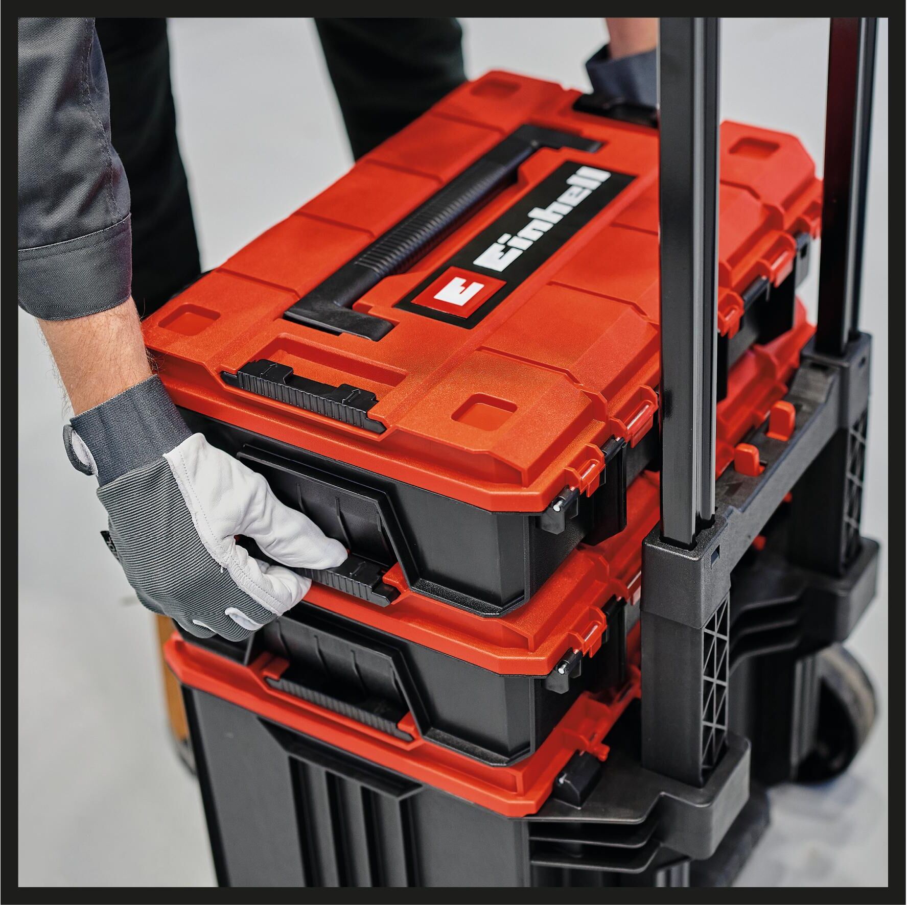 Werkzeugkoffer EINHELL "E-Case Tower", schwarz, Aufbewahrungsboxen, Werkzeugkoffer schwarz Einheitsgröße