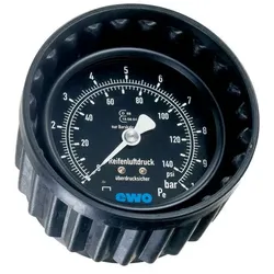Druckmanometer mit Schutzkappe 0-12 bar ø80mm, für Modell 80-EWO (eichfähig)
