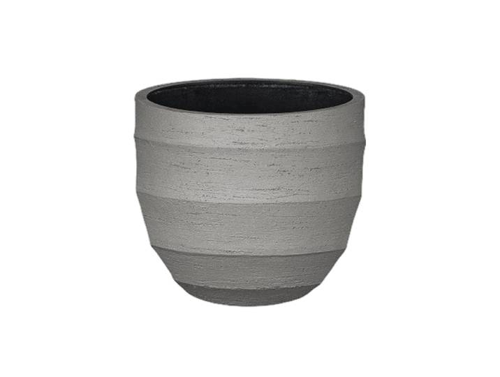 Hochwertiger In- & Outdoor Blumentopf „Bordo New Egg“, verschiedene Grössen Grau Luca Lifestyle