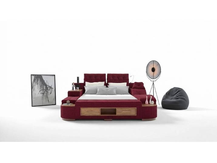 Xlmoebel Multimediabett Modernes Doppelbett mit elegantem Design und vielseitigen Funktionen (Doppelbett, Bett), Hergestellt in Europa