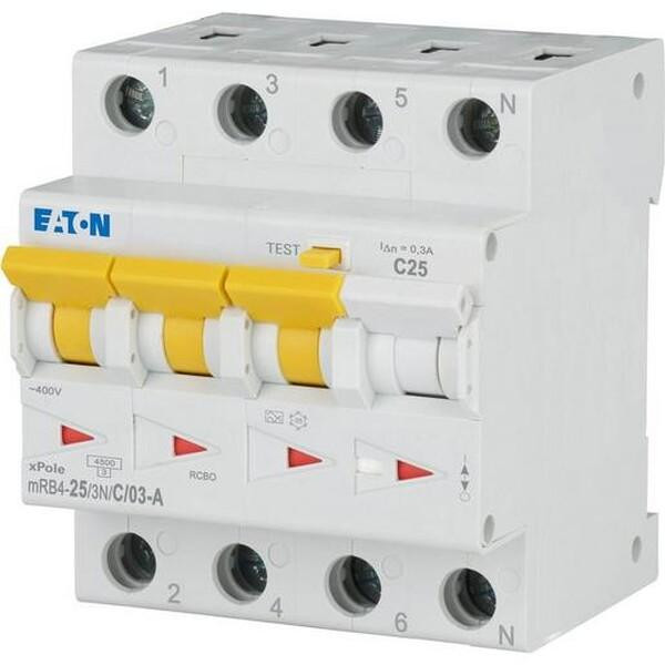 Eaton FI/LS combinatie-schakelaar MRB4-25/3N/C/03-A