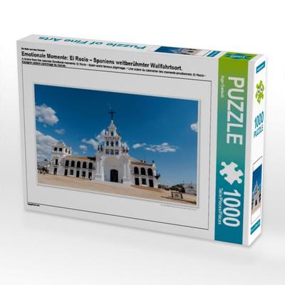 CALVENDO Puzzle Ein Motiv aus dem Kalender Emotionale Momente: El Rocio - Spaniens weltberühmter Wallfahrtsort. | 1000 Teile Lege-Größe 64x48cm