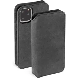 Krusell Broby PhoneWallet Apple iPhone 11 Pro Max stone (Apple iPhone 11 Pro Max), Smartphone Hülle, Schwarz