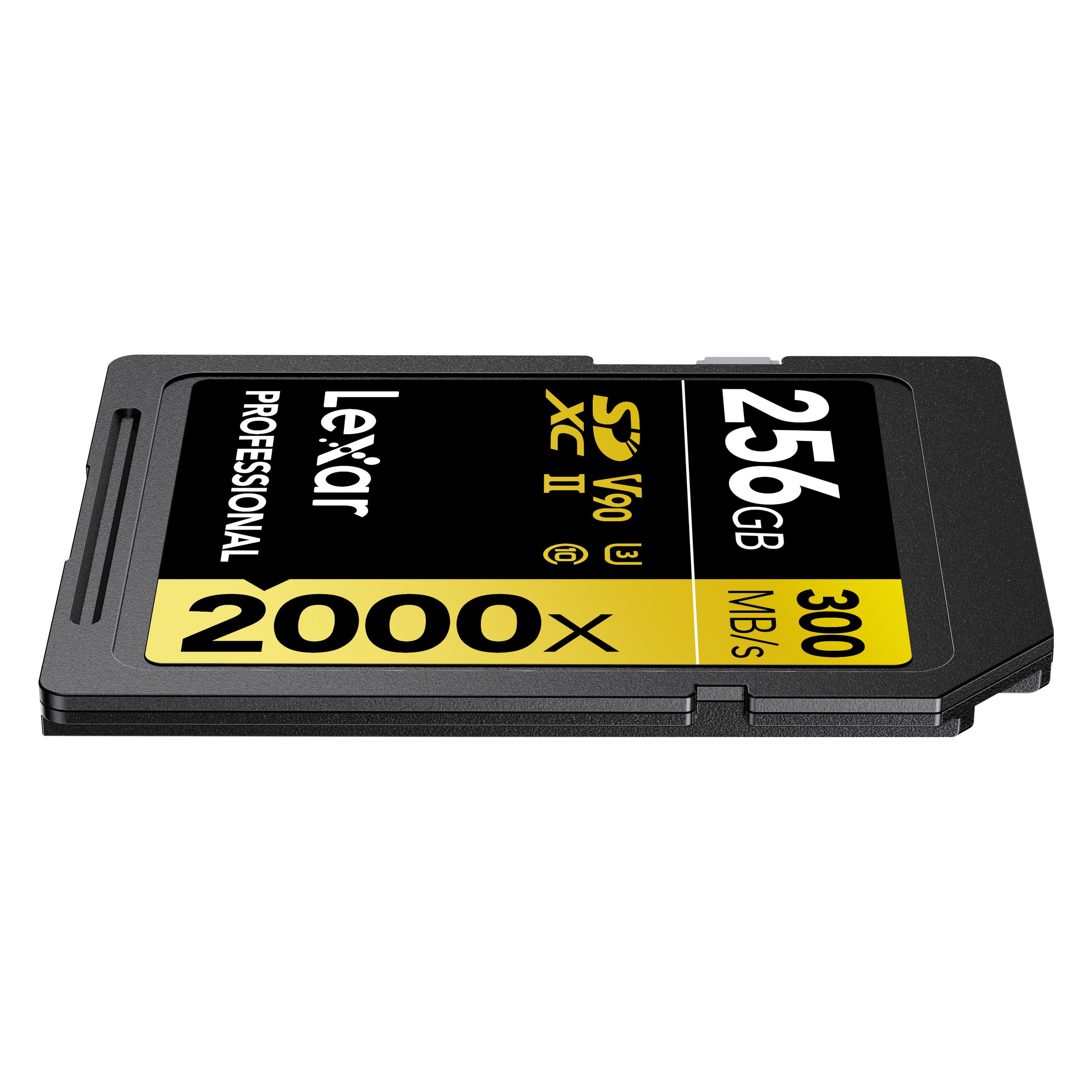 Lexar Professional Gold Series (256 GB, SDXC, U3, UHS-II) (LSD2000256G-BNNNG)