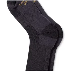 Quoc, Unisex, Sportsocken, Merino Tech Wool (L), Schwarz