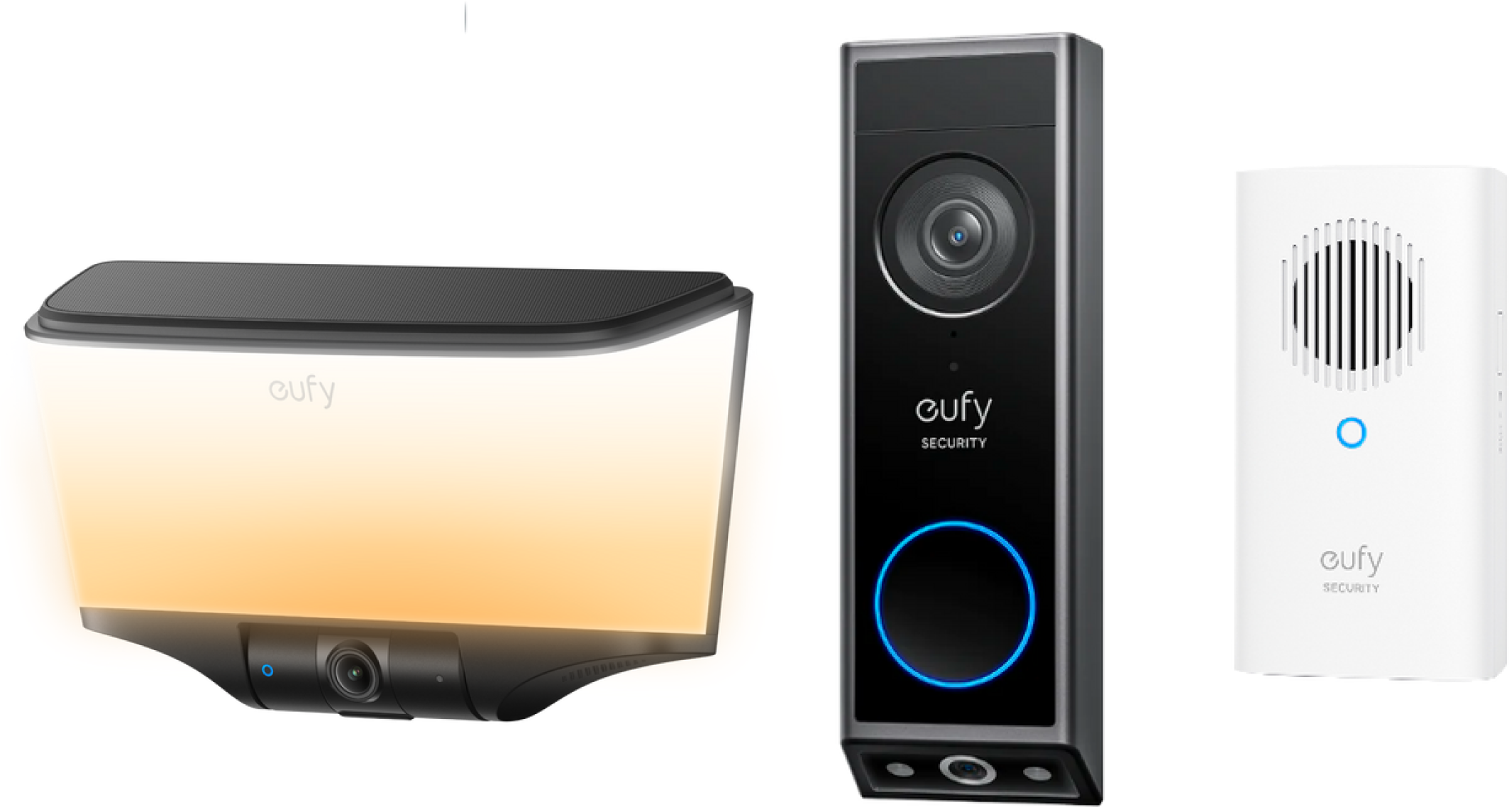 eufy Wall Light Cam S4 and Video Doorbell E340 with Chime