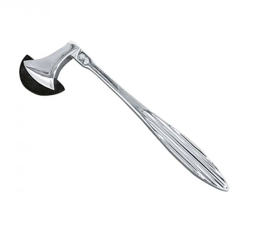 Servoprax GmbH Reflexhammer nach Berliner, mit Metall-Griff, verchromt, 17 cm 41831