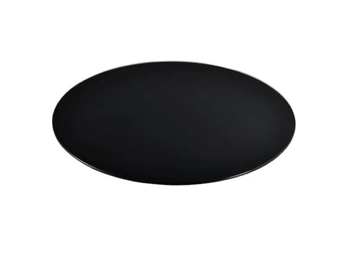 LEBENSwohnART TERRY Glasplatte 100cm rund, Sicherheitsglas 8mm, Schwarz Schwarze Tischplatte aus gehärtetem Glas, ca. Ø100cm, 8mm stark, für Tisch, Kaminbereich oder als Schutzplatte