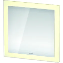 Duravit Spiegel „White Tulip“ 75 × 75 cm in in Frontfarbe