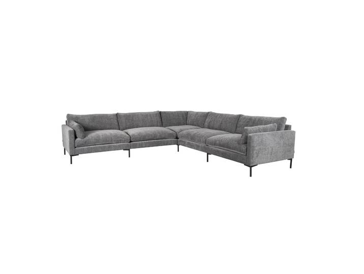7-Sitzer Loungesofa Zuiver Summer, 318 x 318 cm, Anthrazit, Neu, Eleganz & Komfort - Ideal für entspannte Stunden