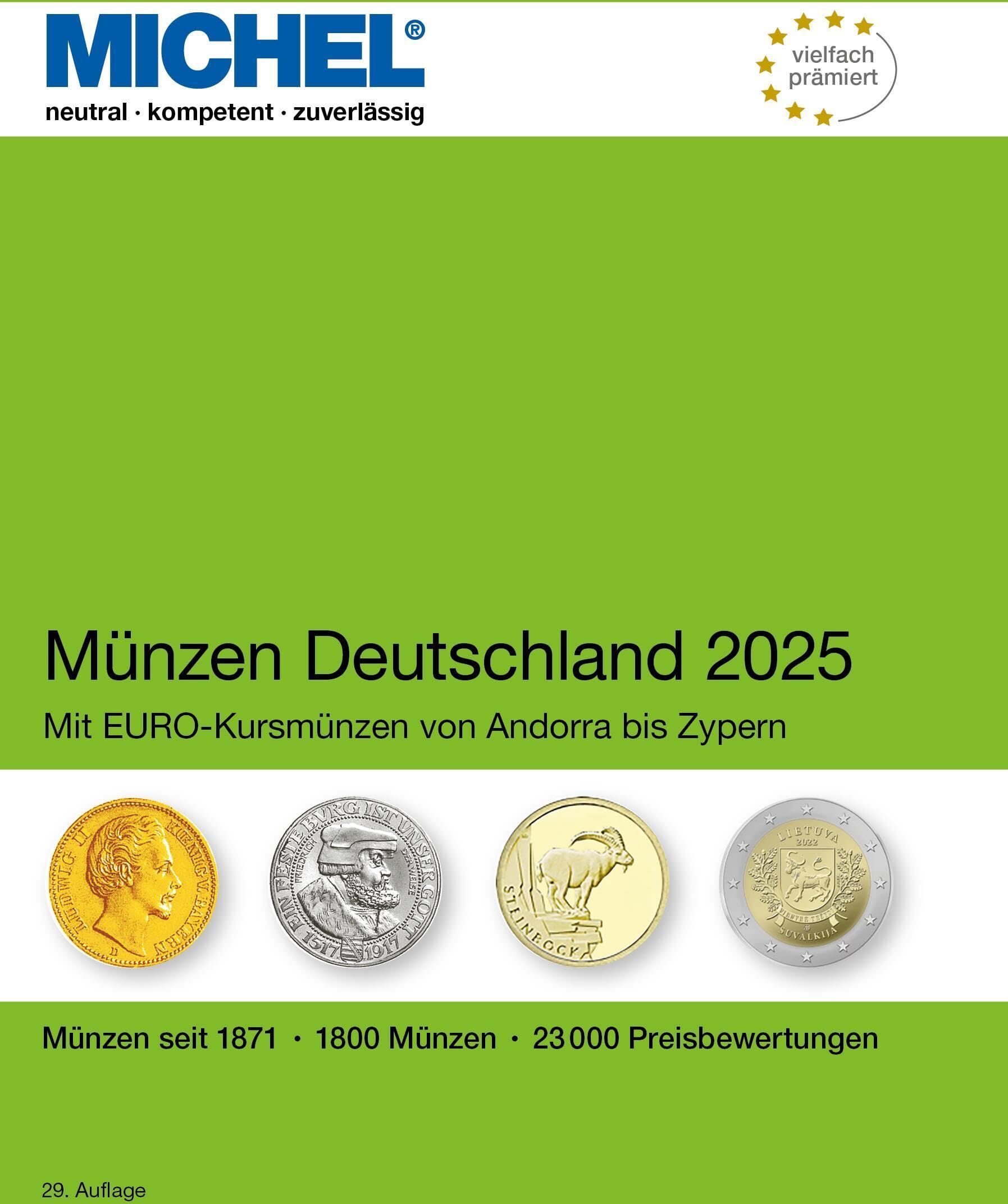 MICHEL-Redaktion - Münzen Deutschland 2025 - Preis vom 09.10.2026 07:28:09 h