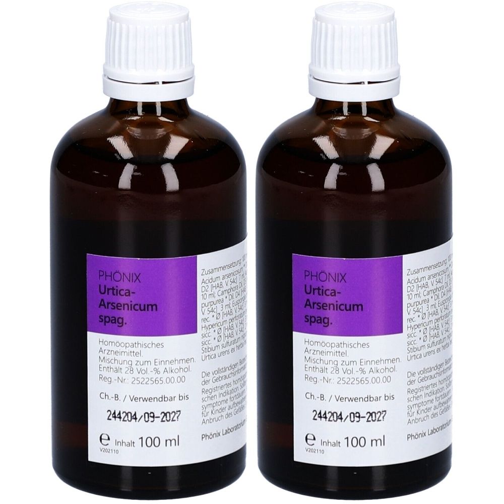 PHÖNIx Urtica arsenicum spag.Mischung 2x 2x100 ml Mischung