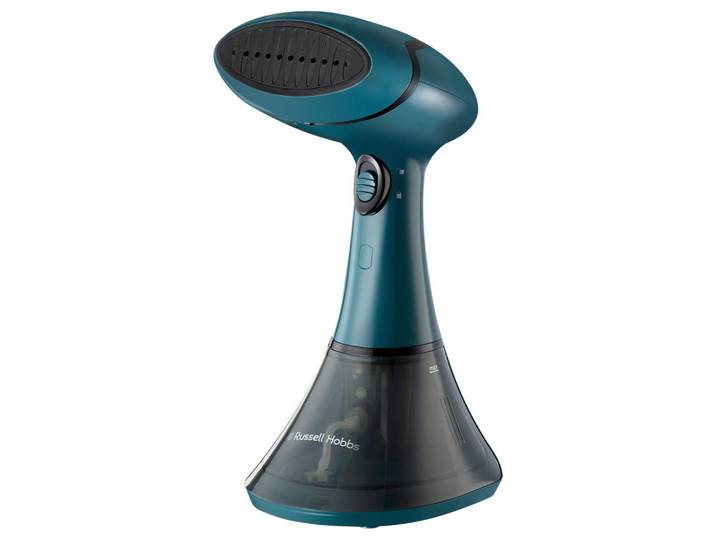 Russell Hobbs Dampfbürste, Schwarz, Türkis, Kunststoff, 200 ml, 12.8x26.7x12.3 cm, Haushalt & Reinigung, Wäschepflege, Bügeleisen