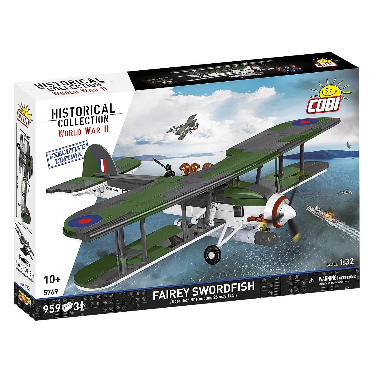 Cobi Fairey Swordfish Executive Edition Klemmbausteinset 1:32 Modell (418192)