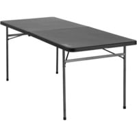 Camping-Tisch groß 2199848 schwarz, 183 x 76cm, ca. 73cm hoch