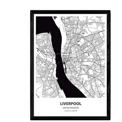 POSTER Liverpool - Usa A4 Rahmenlos