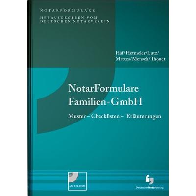NotarFormulare Familien-GmbH, Gebundene Ausgabe von , Deutscher Notarverlag GmbH & Co. KG Fachverlag für Notare, 978-3-95646-020-3