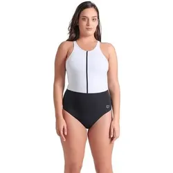 ARENA Damen Badeanzug SWIMSUIT SILVIA CROSS BACK, Größe 36 in Schwarz Schwarz