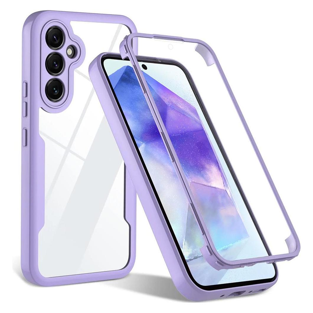 Techsuit - ColorVerse 360 Series + Screen Protector - Samsung Galaxy A35 5G - Purple (Samsung Galaxy A35) (56352102)