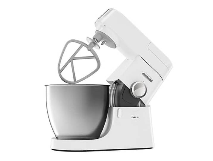 Kenwood KVL4170S Chef XL Küchenmaschine mit 6,7L Schüssel, Knethaken, Blender und Fleischwolf-Aufsatz, robust und vielseitig