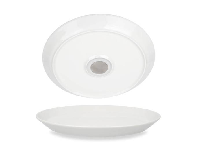 Teller-Set silwy Weiss Porzellan D 23 cm 2 Stk - Teller-Set