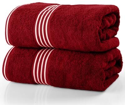 Bath Towels - 2PC 500GSM 100% Cotton Towel Set 35x70in Extra Large Quick Drying Bath Towels by Lavish Home