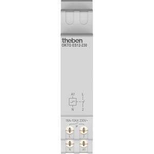Theben Stromstoßschalter OKTO ES12-230 Hutschiene, 230 V, 16 A, 1 Schließer, elektronisch