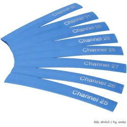 Sommer cable Schrumpfschlauch, Channel 41 – Channel 48, blau